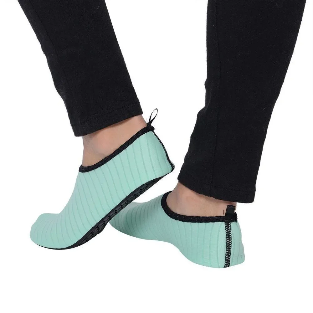 Water Shoes Barefoot Quick-Dry Aqua Socks (9-10) Mint Green